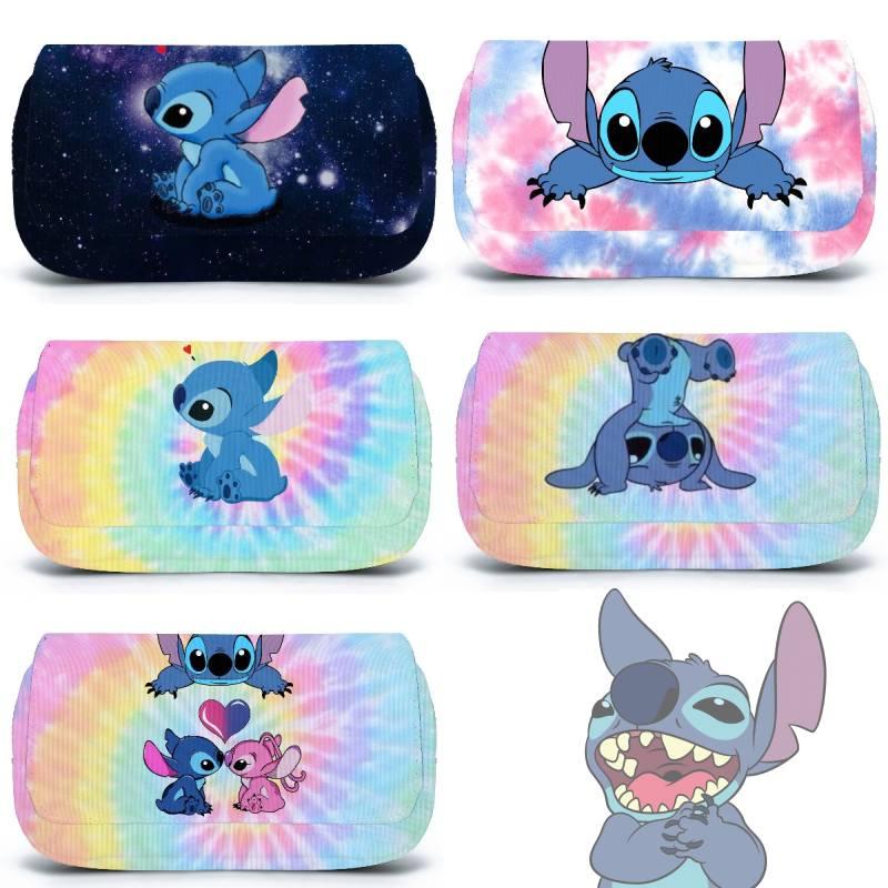 Stitch Character Pencil Case For Students Breathable And Popular 20-35l Capacity