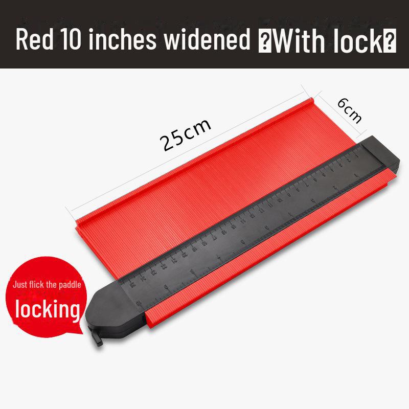 Multifunctional Contour Measuring and Profiling Gauge for Woodworking and Irregular Shapes