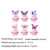 Butterfly Party Tableware Set: Plates, Napkins, Tablecloth for New Year, Spring, and Birthday Celebrations.