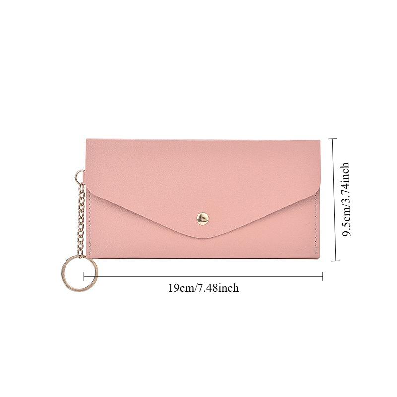 Damen Geldbörse, Lange Clutch Tasche, Einfach und Modisch, Große Kapazität Weiches Leder Kartenetui, Handy Tasche.