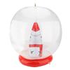 Glob Ornament gonflabil de Crăciun 23,6 Inch PVC cu LED Luminos Om de zăpadă de Crăciun Glob gonflabil Exterior