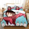 Anime A Channel Bedding Set Single Twin Full Queen King Size Bed Set Adult Kid Bedroom Duvetcover Sets Print Anime Bed Sheet Set