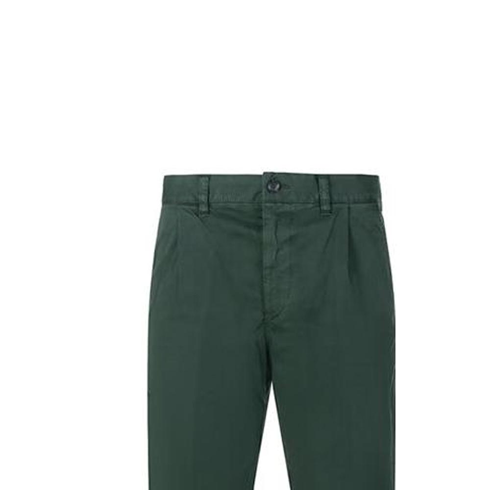 HUGO BOSS Casual Pants Men's Water Duck Green Moderate Tapered Pants 50477714-304