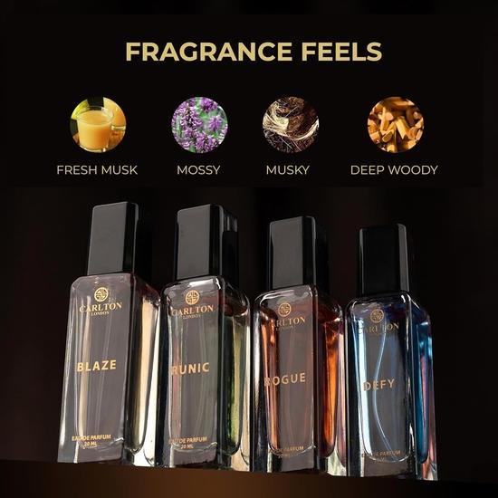 Carlton London Iconic Men Liquid Perfume Gift Set Premium Fragrances & Runic Long Lasting Edp Perfume Birthday Anniversary Gifting