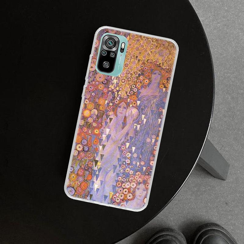 Kiss By Gustav Klimt Phone Case Cover for Xiaomi Redmi Note 15 14 13 12 11 Pro Plus 14S 12S 11S 11T 11E 10S 10 Customized Fundas
