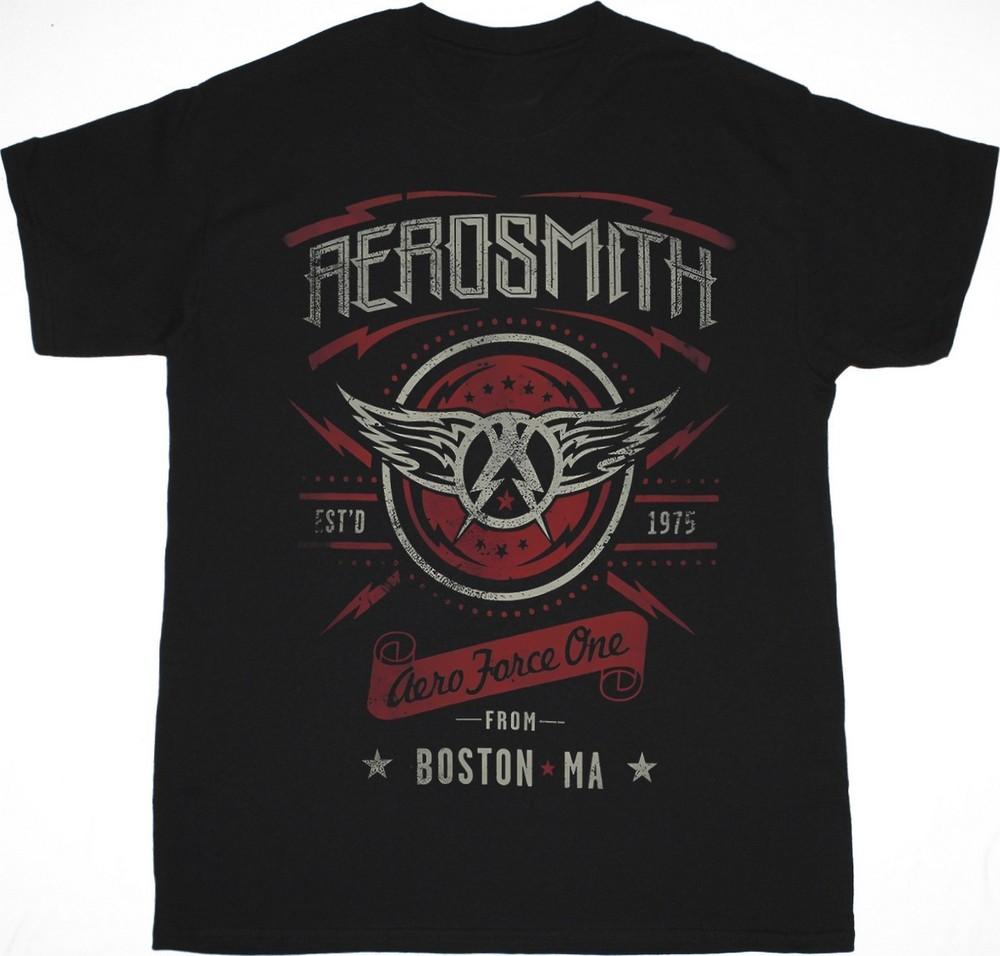 ФУТБОЛКА AEROSMITH AERO FORCE ONE  ТАРИФЫ ВКЛЮЧЕНЫ Унисекс Футболка S