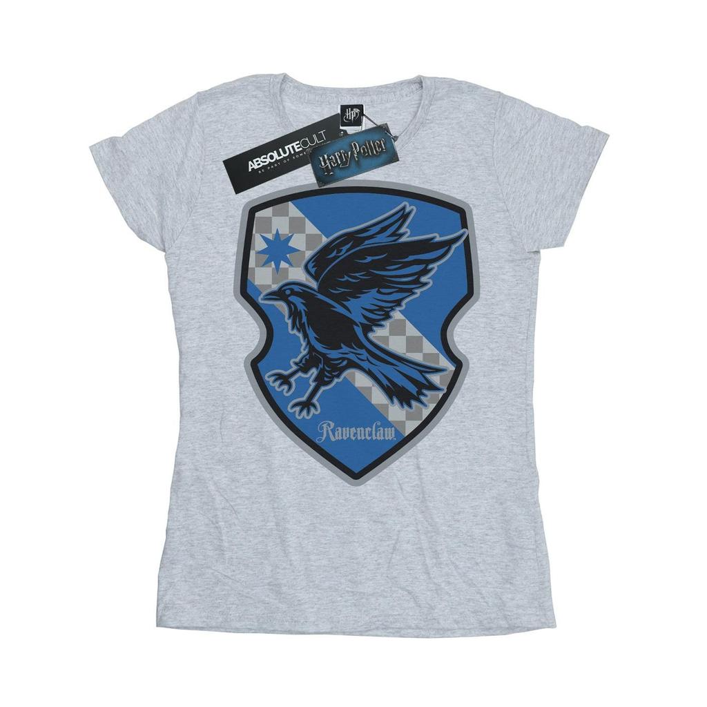 Harry Potter Womens/Ladies Ravenclaw Crest Flat Cotton T-Shirt
