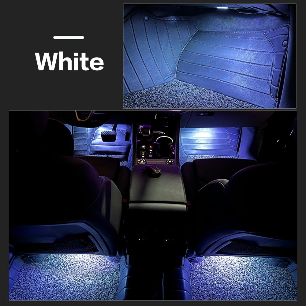 For SEAT Ateca Ibiza ST Toledo Leon 2013 2014 2015 2016 2019 LED RGB Car Footwell Lamp Atmosphere Light Interior Accessories