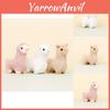 Chaveiro Adorável de Alpaca Brinquedo de Pelúcia Boneca Animal de Pelúcia Fofa Enfeite de Bolsa 12cm