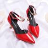 Mode Damen Schuhe 2024 Heißer Verkauf Schnalle frauen High Heels Mode Pailletten Kleid Pumpen Frauen Sexy Spitz Heels womenzapatos