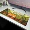 Kawaii Cute Cat Computer Mousepad Keyboard Mat Anime Plant MouseMat XXXL Xcm Rubber Desk Mat Office Mousepads NonSlip Mats