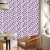 Hearts Wallpaper Purple, White and Light Gray 50x1000