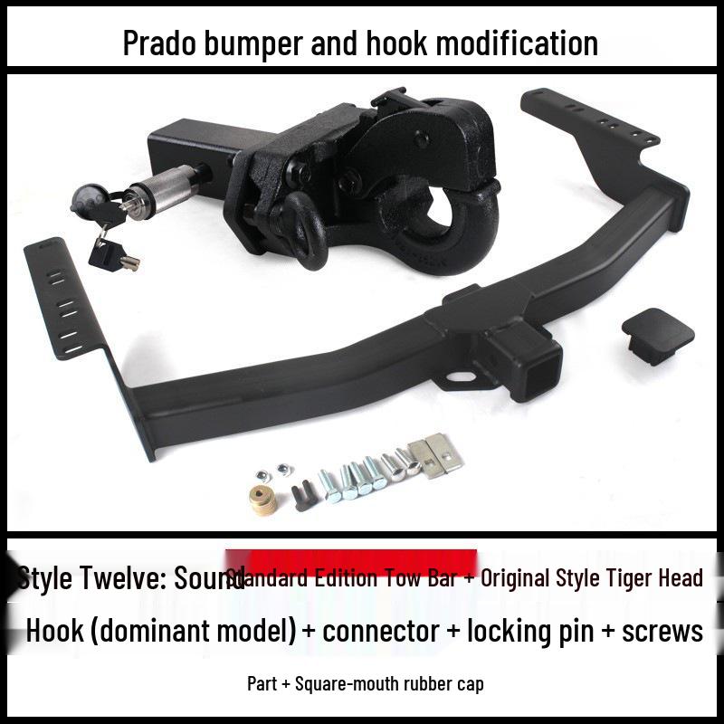 Prado Trailer Hitch: Compatible with 2700/4000 LC120/150 Rear Tow Bar Towing Hook