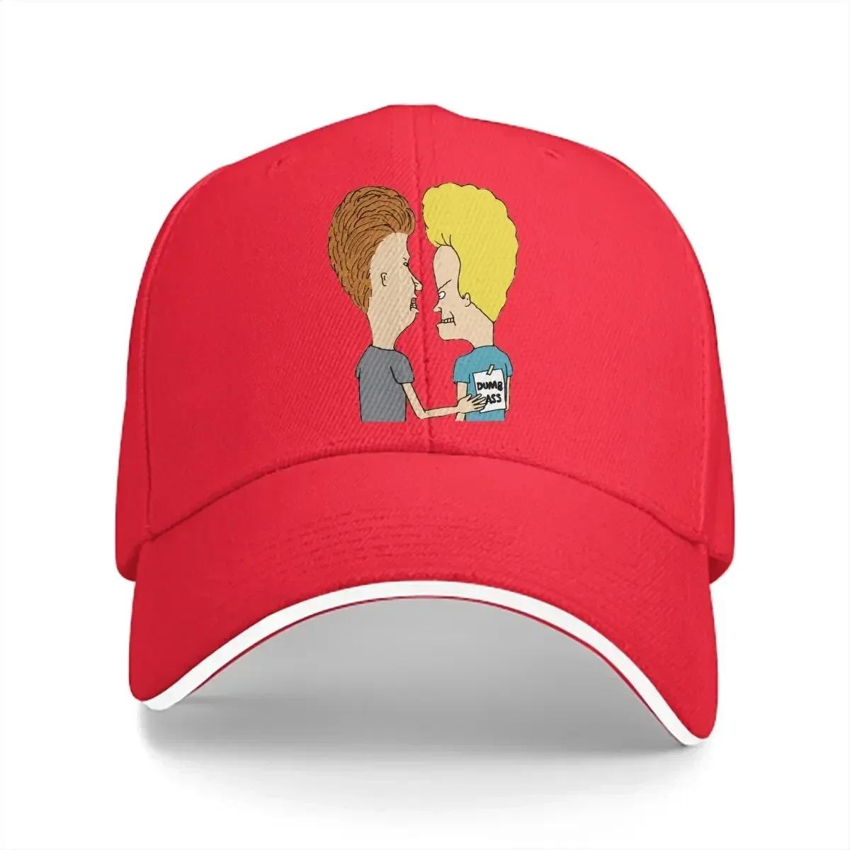 Prank for Beavis Dumb Baseball Cap Unisex Hats Visor Protection Snapback Beavis and Butthead Funny Sarcastic Cartoon Gifts Caps 56-58cm