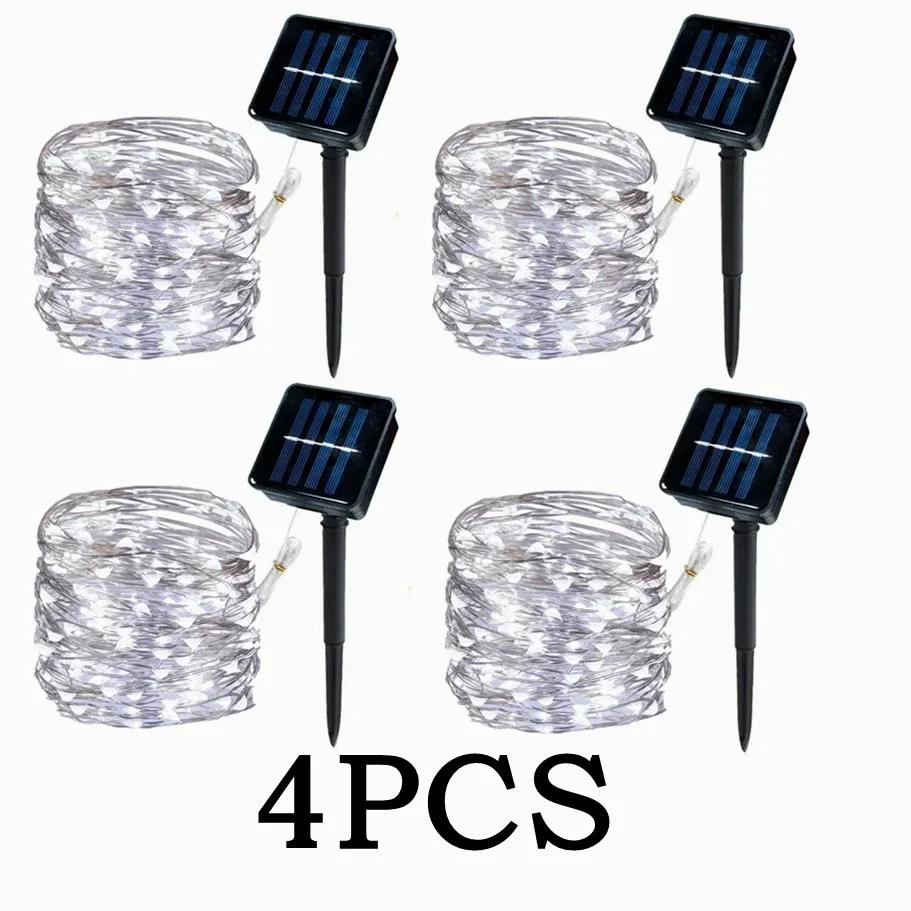Outdoor Waterproof Fairy Garland Lights Solar String Lights LED String Lights 8 Modes Christmas Party Garden Patio Wedding Decor