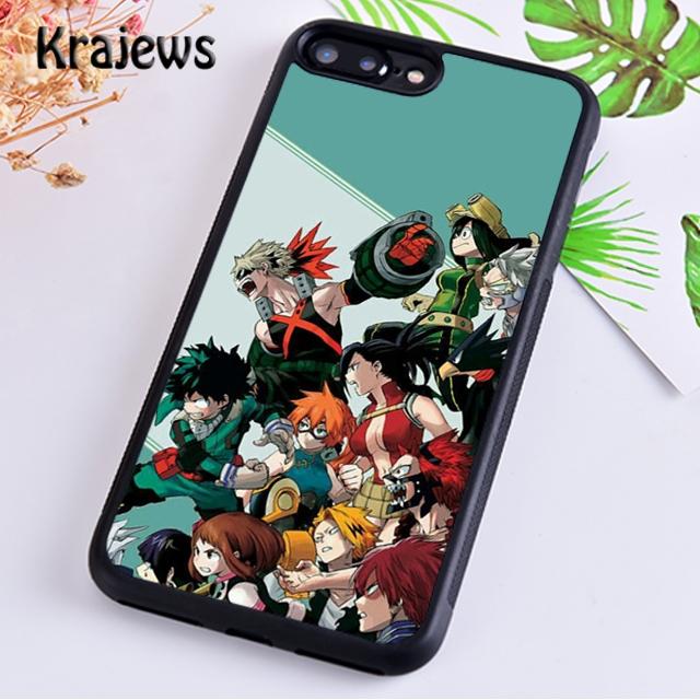 Krajews Boku no My Hero Academia Soft Phone Case Cover For iPhone 14 5 6s 7 8 plus X XR XS 11 12 13 pro max Samsung S21 S22ultra