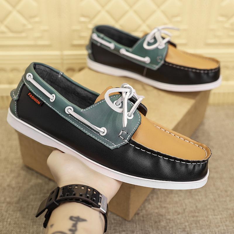 Beliebte Lässige und Modische Sportschuhe PU Europäisch und Amerikanisch Schnürschuhe Business Marke Le Fu Schuhe Größe 39-47 Herrenschuhe