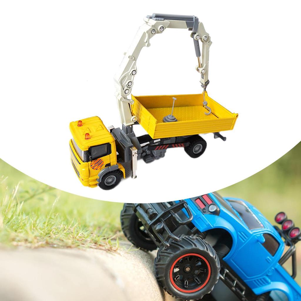 Crane Truck Toy Construction Party Favors,Birthday Holiday Gift,Simulation,for Ages 3+