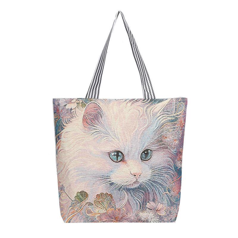Canvas Tote Bag For Women Large Capacity Ecofriendly Casual Daily Use