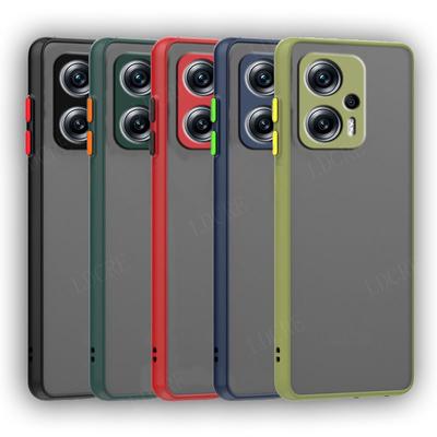 Για κάλυμμα Poco X4 GT Θήκη για Xiaomi Poco X4 GT 5G Capas Πίσω Ματ αντικραδασμική ημιδιάφανη θήκη για Poco X3 M3 M4 Pro X4 GT Θήκη