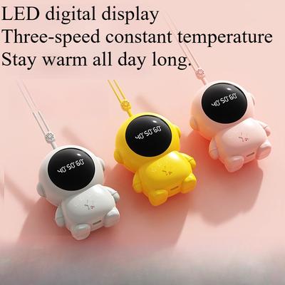 1PC Hand Warmer Rechargeable Hand Warmer Winter Gift Companion, Cute Pet Astronaut Mini Hand Warmer