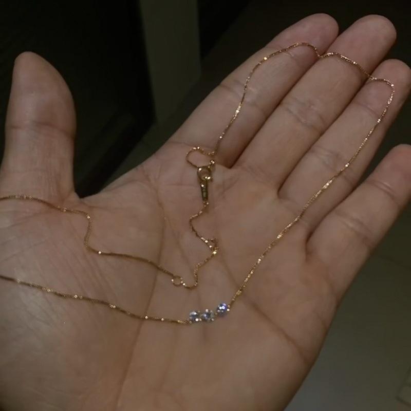 Collana Serpente in Argento Sterling Placcato Oro 18K con Diamanti - Stile Elegante, Lussuoso, Semplice.