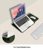 Thin, Wear-Resistant Leather Laptop Stand Sleeve & iPad Storage Case