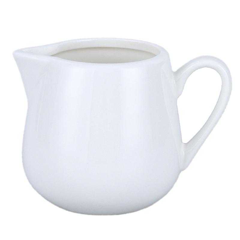Seasoning Jar Creamer Container Cup Tableware White Kitchen Tools Sugar & Creamer &Milk Pots Pitcher 50/100/160/220Ml Ceramics