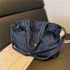 Casual Denim Solid Large Capacity Shoulder & Crossbody Bags Simple Fashion Versatile Portable Commute Women‘s Tote Bags 2025 New