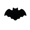 10pcs Heat-resistant Halloween Table Mat Black Bat Drink Coasters Wine Cup Mats  Kitchen Decor