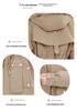Petite Women's Thickened Down Parka with Fleece, Large Fur Collar, Korean Style, Waist-Cinched Hooded Jacket