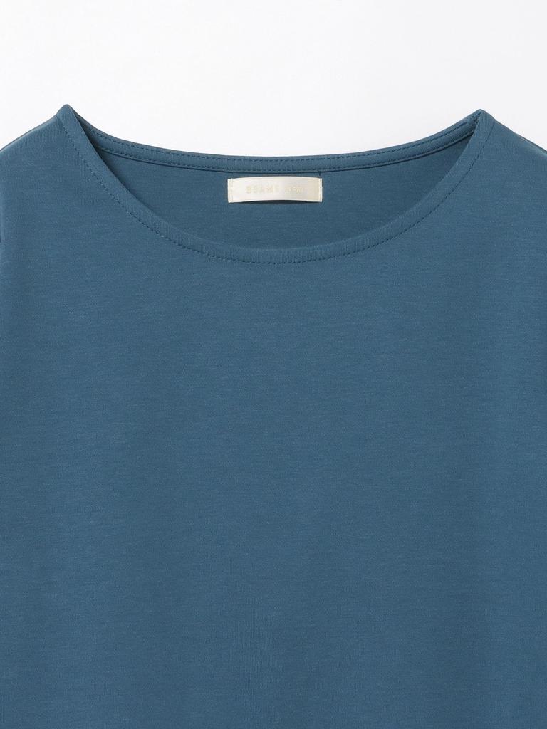 Beams Heart Tee Lace Sleeve Free Size Women's S/S Pullover, Blue,