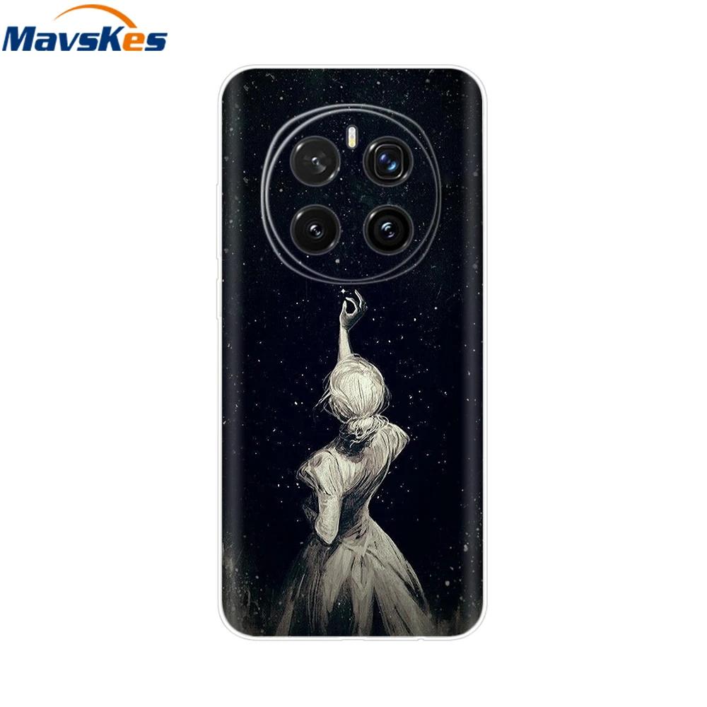 Für Honor Magic 7 Pro Hülle Magic7 Pro Klare Bemalte Abdeckung Weiche Silikon Handyhülle Für Huawei Honor Magic7Pro Hülle Fundas Schalen