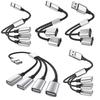USB HUB Extensions 4 Port Type C OTG USB Splitter Data Transmission High Speed OTG Adapter For Computer PC Laptops Macbook Pro
