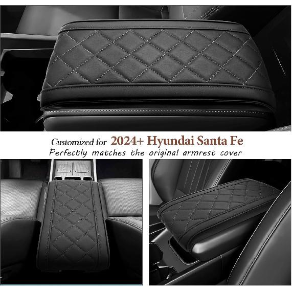 SKTU 2024 2025 2026 Santa Fe Accessories Center Console Cover Compatible With 2024 2025 2026 Hyundai Santa Fe Armrest Cover Hyundai Santa Fe 2024