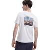 Fila 2023 New Summer Casual Solid Color Versatile Knit Short Sleeve T-Shirt Men Tops White F11M338101FWT