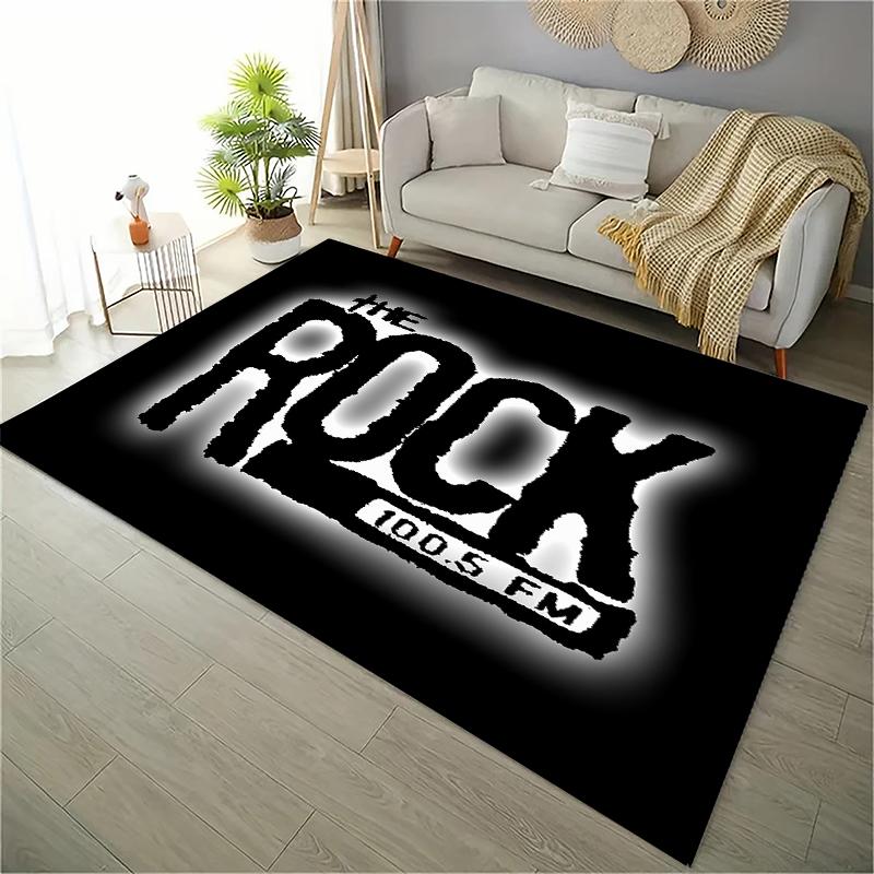 

Rock Theme Carpet Anti-slip Soft Area Rugs for Living Room Bedroom Hallway Kitchen Decor Sofa Doormat 40x60cm (16x24in)