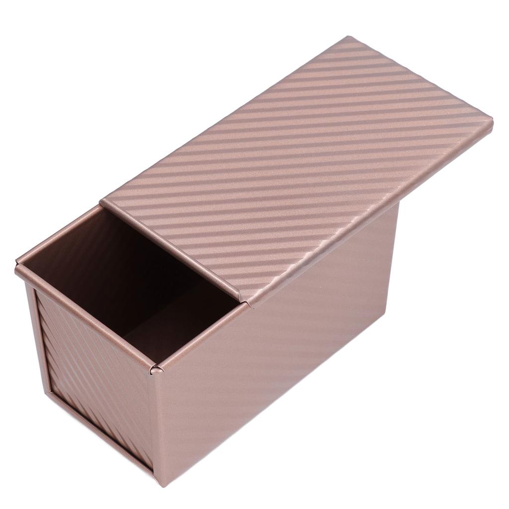 Carbon Steel Baking Loaf Pan Prevent Stick Easy Demoulding Bread Toast Mould with Lid for