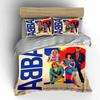 Set Copripiumino con Stampa Album Musicale Retro ABBA Copripiumino Federe  (1*Copripiumino 2*Federe, senza piumino)