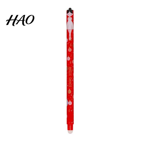 Blue Red Green Erasable Pens Pen Set Christmas Smooth Writing Ink Reusable Holiday Themed Gel Ballpoint for Wish Lists Love Cards Festive Desk