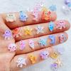 50Pcs New Nail Art Mini Cartoon Ocean: Dolphins, Crabs, Starfish, Shells Charms Rhinestones DIY Craft For Nail 3D Decorations