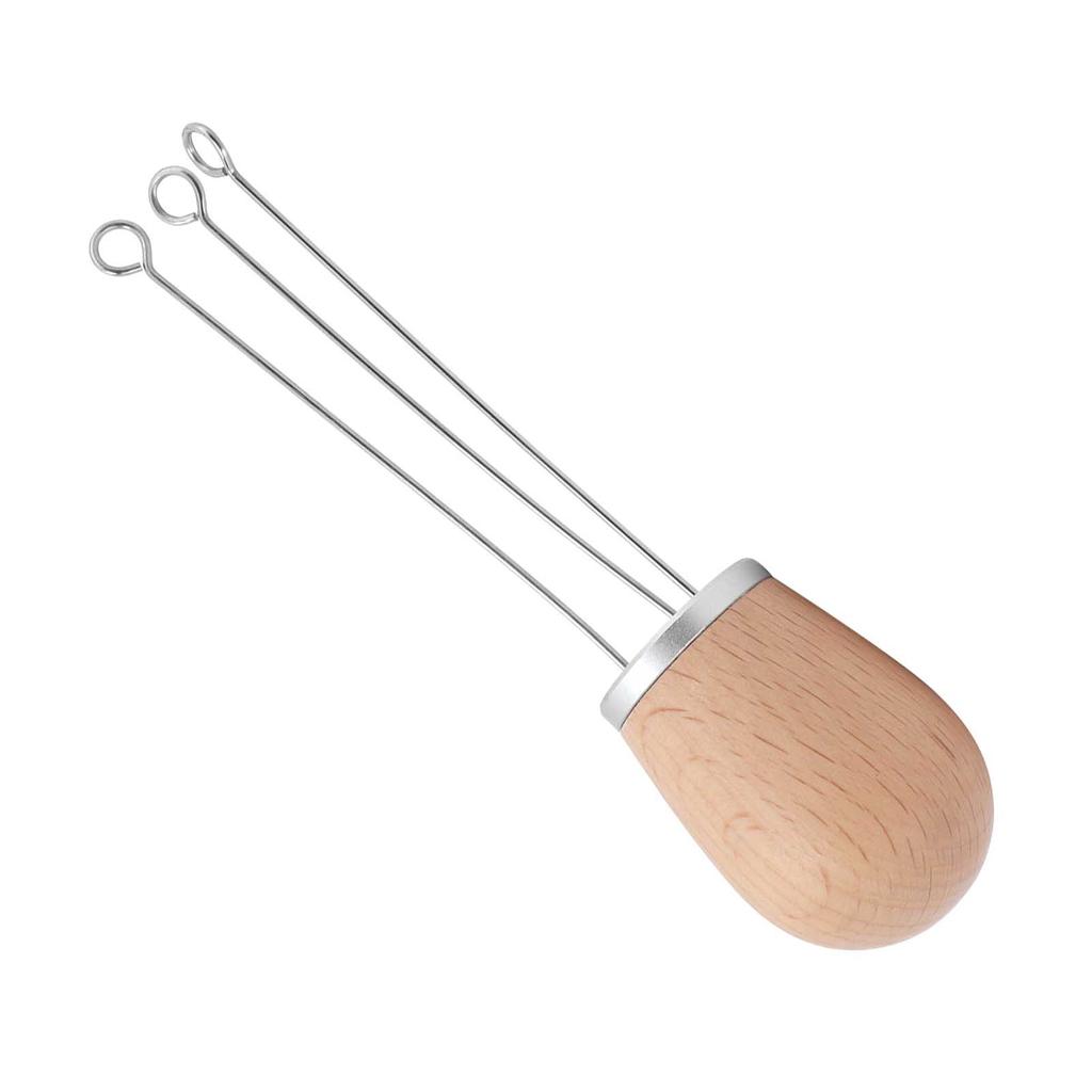 Coffee Power Needle Wooden Handle Coffee Stirrer Distribution Tool for Home Restaurant