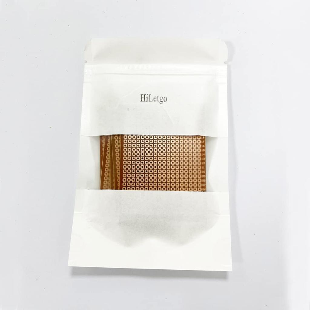 HiLetgo 20pcs Solder Finished Prototype PCB for DIY 5x7cm Circuit Board Breadboard