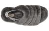 UGG Fluff Yeah Slide Suola Spessa Pantofole Grigie Donna 1095119-CHRC