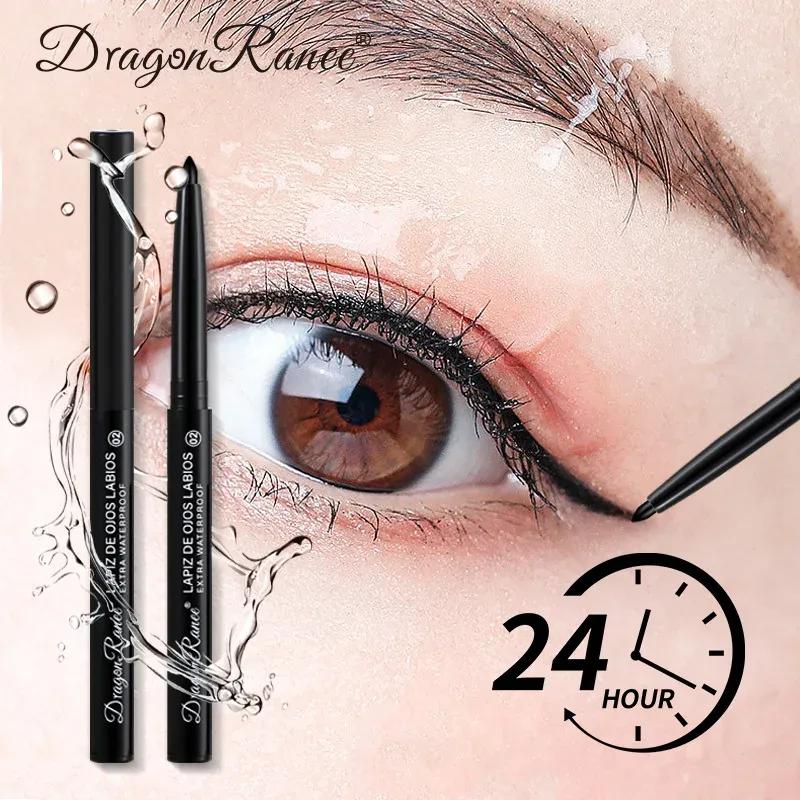 Wasserdichter matter/perlmuttartiger Eyeliner-Gelstift, glatt, weiß, schwarz, Eyeliner, liegender Seidenraupenstift, Creme-Make-up für die Augen