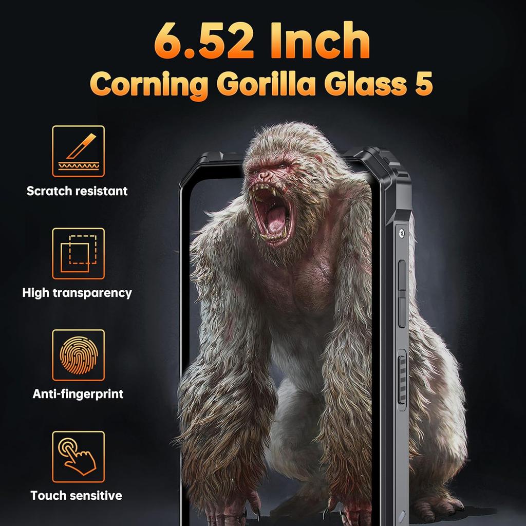 Oukitel G1 Cellphone 24GB+256GB 6.52" Display 10600mAh 48MP Android 15 Smartphone