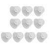 10pcs Replacement Earbud Silicone Cone Shaped Earbud Tips Set for Hearing Amplifier