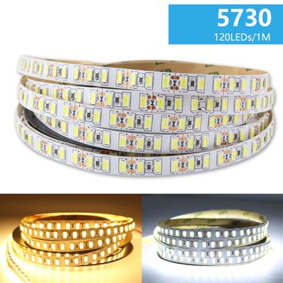12V LED Strip Light Lamp SMD 5730 White Warm White 6000K LED Strip Tape 1M- 5M Waterproof Home Decor