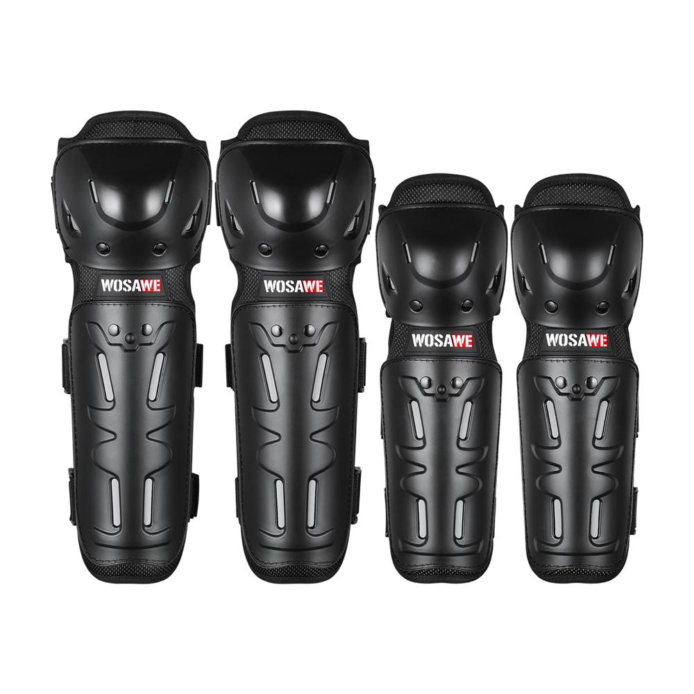 

WOSAWE взрослые мотоциклетные налокотники для мотокросса, гоночное защитное снаряжение, наколенники, защита чёрный