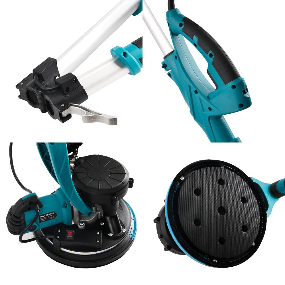 Large Handle Self-priming Wall Putty Polishing Machine Professional Drywall Sander Foldable Electric Wall Grinder